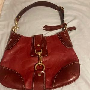 Vintage Coach shoulder bag.